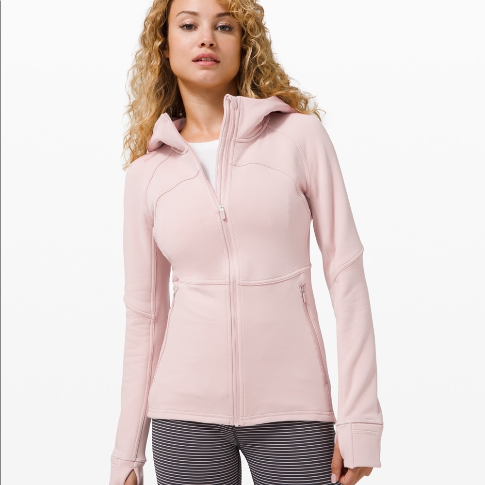 NWT Lululemon Fleece Flurry Jacket hoodie 8 pink
